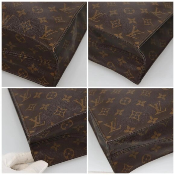 LOUIS VUITTON Monogram Sac Plat Hand Bag M51140 LV Auth BA4418 - Picture 14 of 16